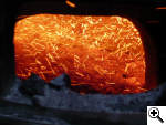 Side by side comparison of old and new Kamado extruded coconut charcoal