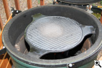 The Cast Iron Plate Setter -- Naked Whiz Ceramic Charcoal Cooking