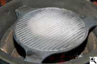 The Cast Iron Plate Setter -- Naked Whiz Ceramic Charcoal Cooking